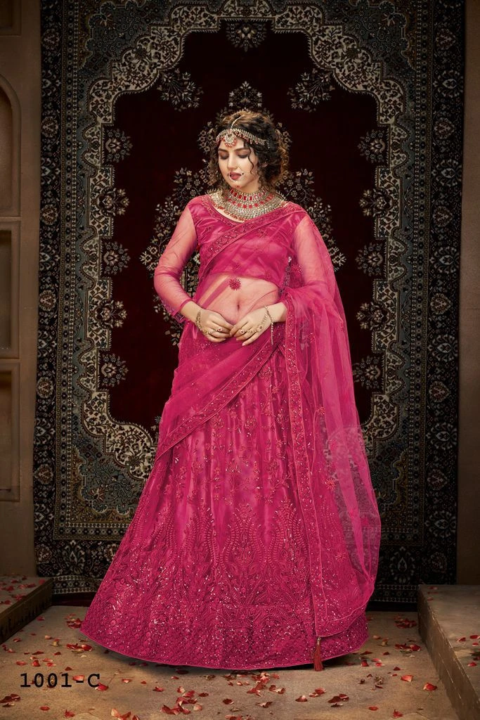 Mrudangi Maharani Colour Edition Net Wholesale Lehenga Catalog — Wholesale Lehenga, MPA wholesale from Surat — Photo 5
